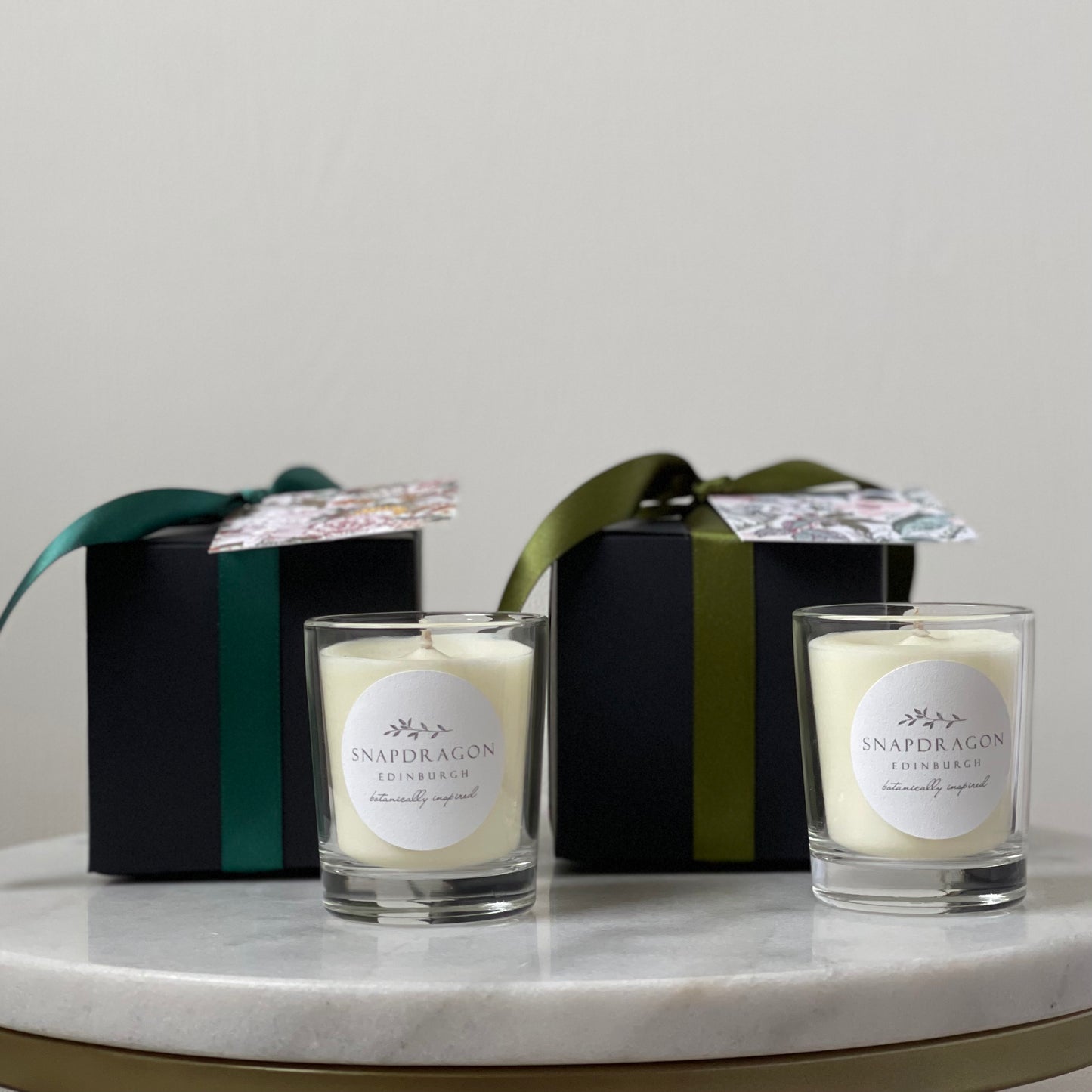 Snapdragon Scented Votive Candle - Amber