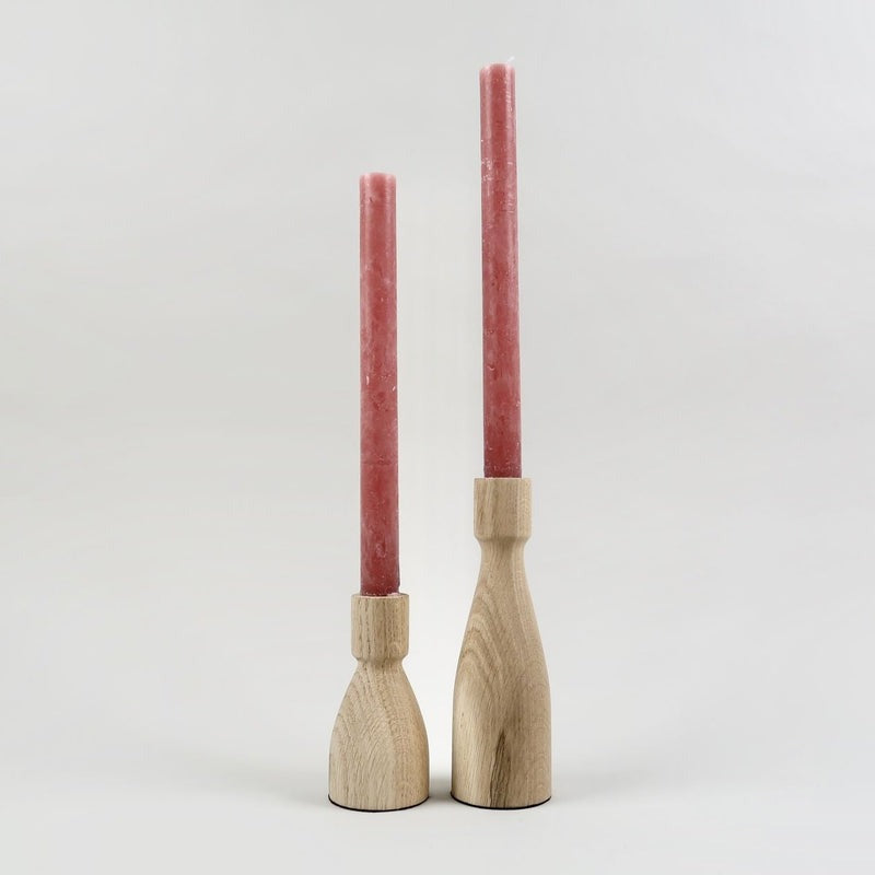 Hambledon Wooden Candle Sticks