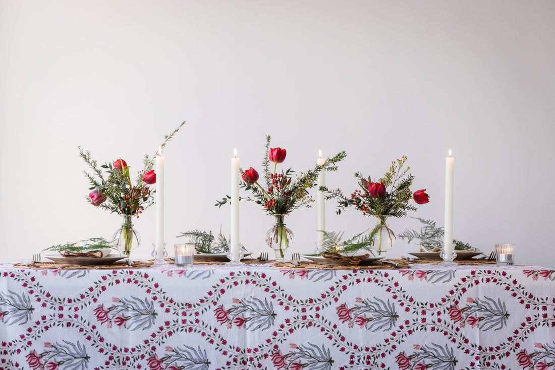5 easy steps to your beautiful festive tablescape