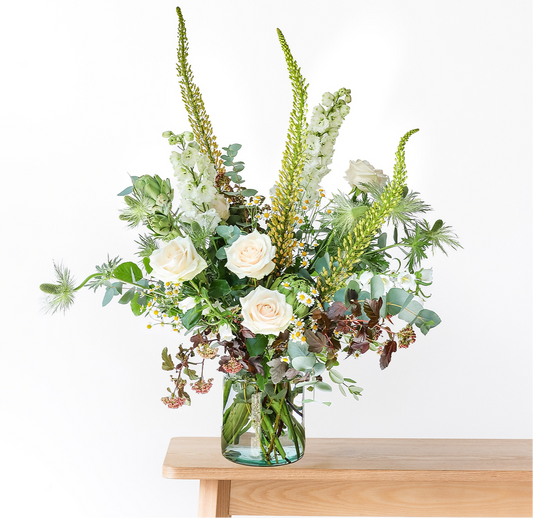 Large Seasonal Vase of Flowers
