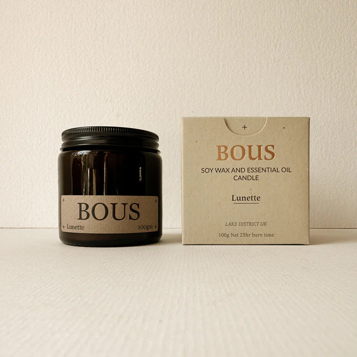 Bous Aromatherapy Wood Wick Candle