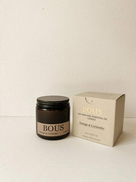 Bous Aromatherapy Wood Wick Candle