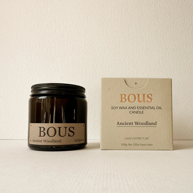 Bous Aromatherapy Wood Wick Candle