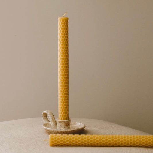 Beeswax Honeycomb Dinner Candles