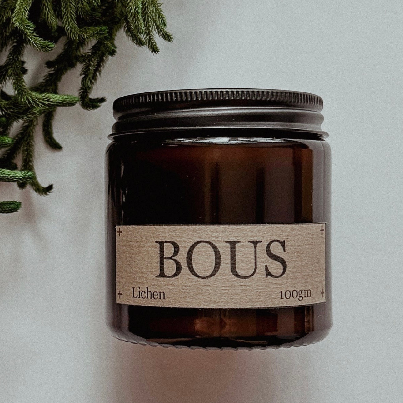 Bous Aromatherapy Wood Wick Candle