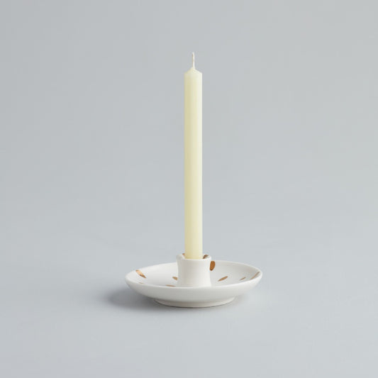 White/Gold Mini Candle holder