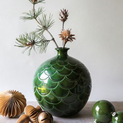 Misty Emerald Vase