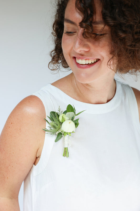 Ladies pin corsage