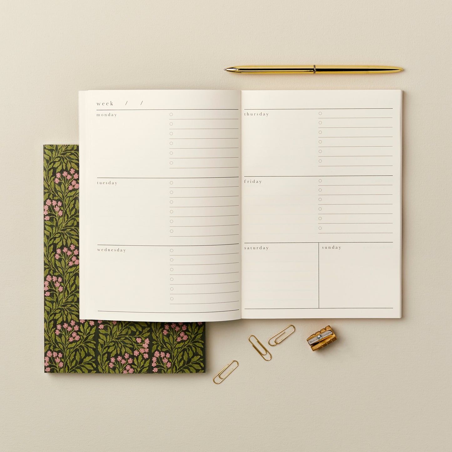 Wanderlust Paper Co Weekly Planner