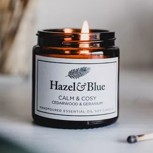 Hazel & Blue  Essential Oil Soy Candles