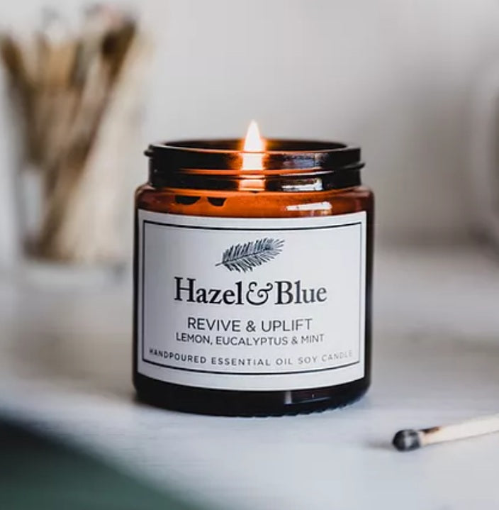 Hazel & Blue  Essential Oil Soy Candles