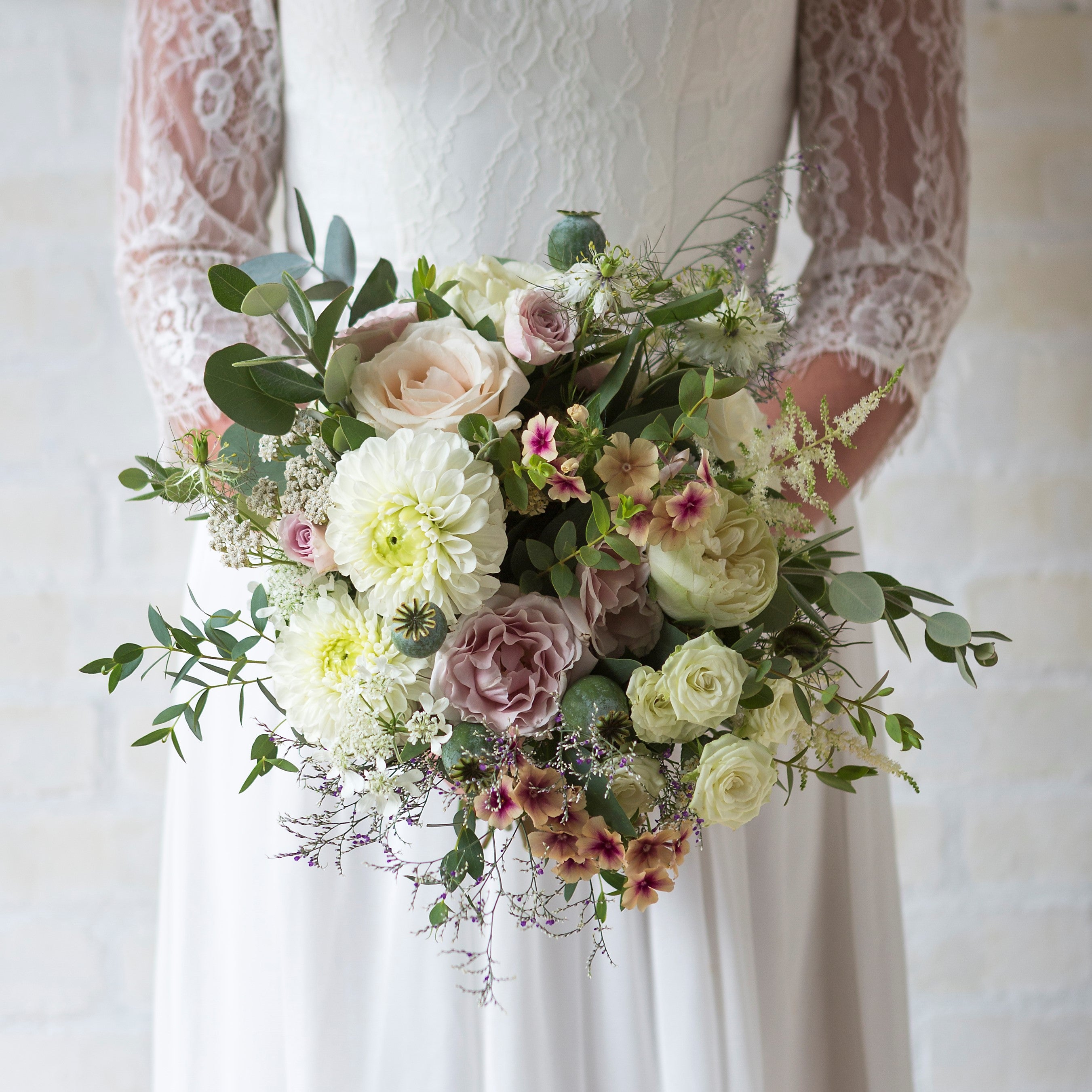 Snapdragon And Roses Bridal Bouquet – Snapdragon Edinburgh