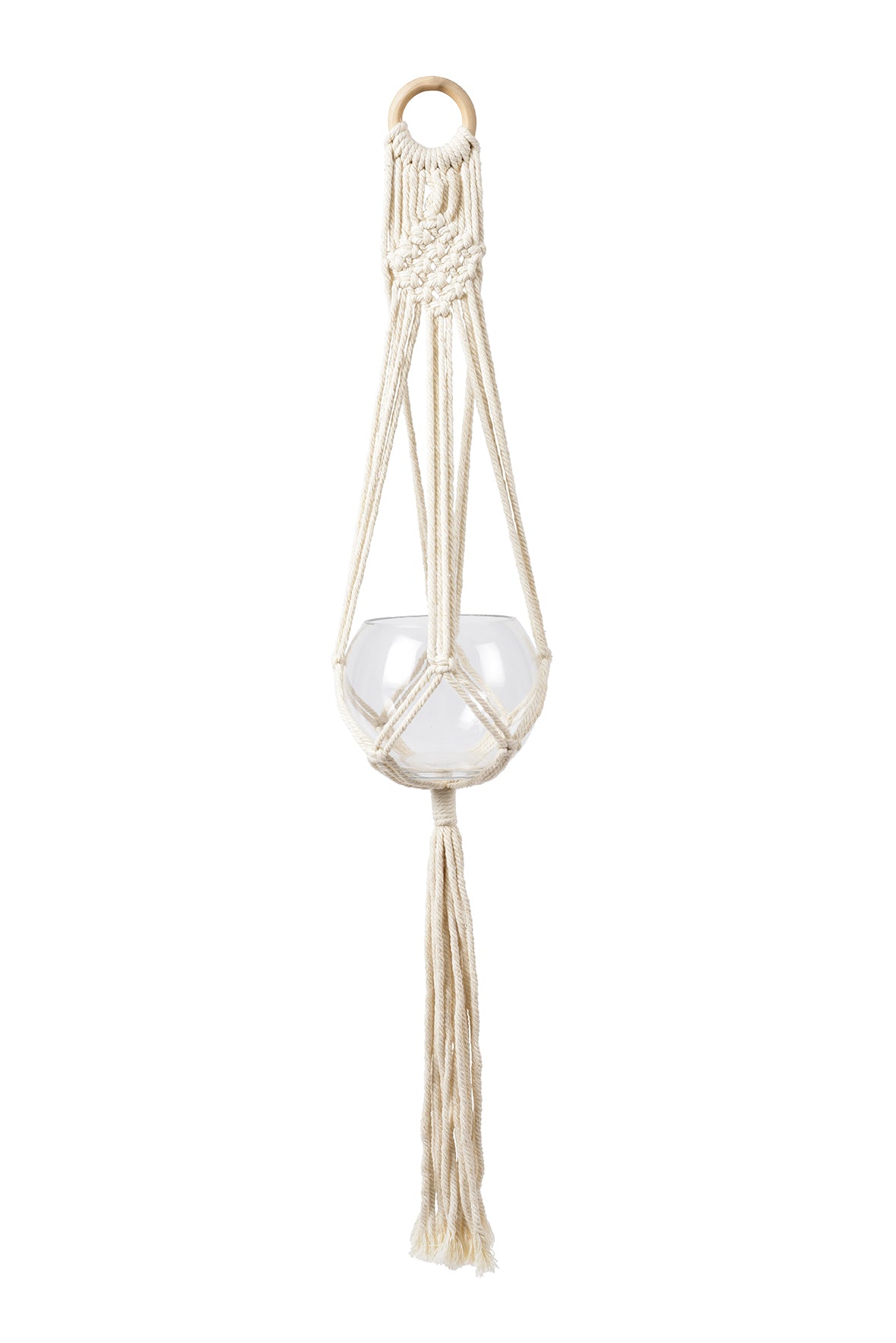 Macrame 'Woodstock' plant hanger